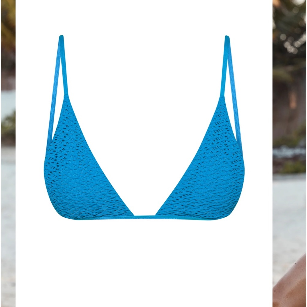 Monday Swimwear Barbados Top Ride The Wave Crochet Size Small
